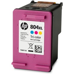 HP #804XL Ink Cartridge T6N11AA High Yield Colour