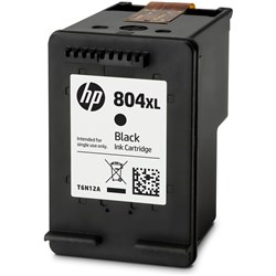 HP #804XL Ink Cartridge T6N12AA High Yield Black