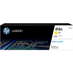 HP W2042X TONER CARTRIDGE #416X Yellow HP 416X