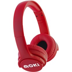 MOKI HEADPHONES BRITES Bluetooth Red
