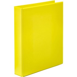 MARBIG CLEARVIEW INSERT BINDER A4 2D Ring 50mm Yellow