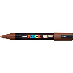 UNIBALL POSCA POSTER MARKER Medium 2.5mm Brown -each*