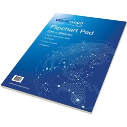 VISIONCHART FLIPCHART PAD Bond Paper White 40 Sheets Pk2
