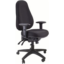Buro Persona Heavy Duty Task Chair Arms & Seat Slide Black Weight rated 160kg