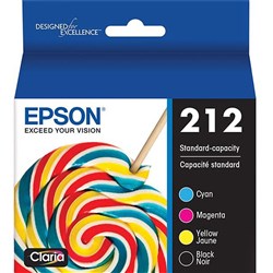 EPSON 212 INK CARTRIDGE 4 Ink Value Pack