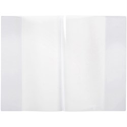 CONTACT BOOK COVERING SLEEVE A4 Slip On - Clear - Pk5