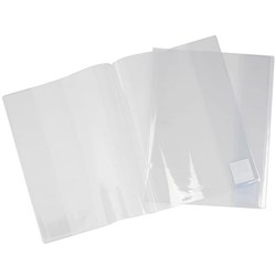 CONTACT BOOK COVERING SLEEVE SB Slip On - Clear - Pk5
