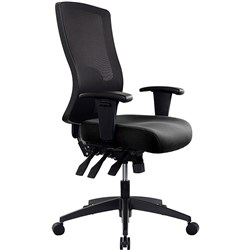 BURO TIDAL MESH HIGH BACK Chair With Arms Black
