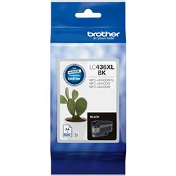 BROTHER LC436XL INK CARTRIDGE High Yeild Black