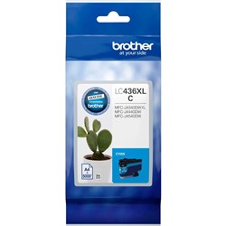 BROTHER LC436XL INK CARTRIDGE High Yeild Cyan