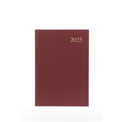 COLLINS ESSENTIAL SERIES DIARY A5 1 Day To Page Maroon