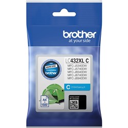 BROTHER LC432XL INK CARTRIDGE C CYAN 1500 pages
