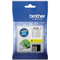BROTHER LC432XL INK CARTRIDGE Yellow 1500 pages