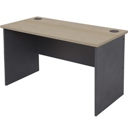 FNX RAPID WORKER OFFICE DESK 1200 W x 600 D x 730mm H Natural Oak/Ironstone