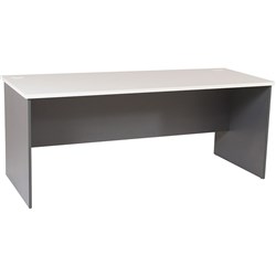 FNX RAPID WORKER DESK 1800W x 900D x 730mmH White And Ironstone