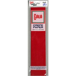 GALA CREPE PAPER 240x50cm National Red