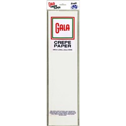 GALA CREPE PAPER 240x50cm White