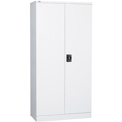 FNX GO SWING DOOR CUPBOARD 910W x 450D x 2000mmH White Steel
