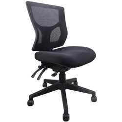FNX MILAN OPERATOR CHAIR Mesh Back Black