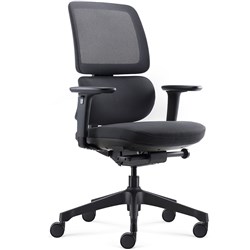 ORCA EXECUTIVE CHAIR Mesh Back With Arms Black
