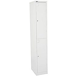 FNX GO 2 DOOR LOCKER 305W x 455D x 1830mmH White