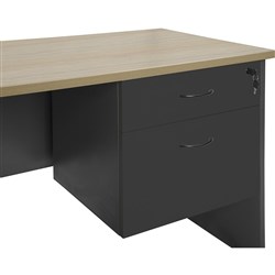 RAPID WORKER FIXED PEDESTAL 1 DRAWER 1 FILE IRONSONE