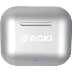 MOKI PODS EARBUDS True Wireless With Mic Silver