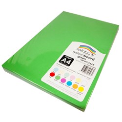 RAINBOW SYSTEM BOARD A4 150gsm Green Pack/100