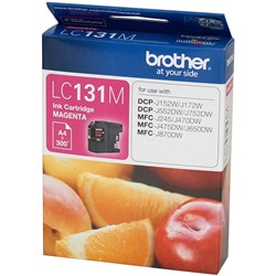 BROTHER LC131M INK CARTRIDGE Magenta 300 Page