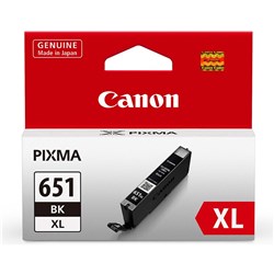 CANON CLI651XLBK XL INK TANK Black XL iP7260 MG6360 MG5460