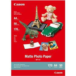 CANON MATTE PHOTO PAPER A4 MP 101 50 Sheet 170Gsm
