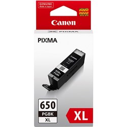 CANON PGI650XLBK XL INK TANK Pigment Black XL iP7260 MG6360