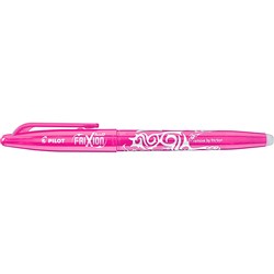 PILOT FRIXION BALL GEL PEN Erasable Fine 0.7mm Pink-each