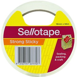 SELLOTAPE STICKY TAPE 18mmx66m Clear /Roll