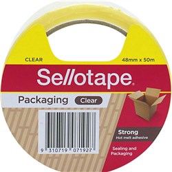SELLOTAPE PACKAGING TAPE 48mmx50m Clear Roll-each*