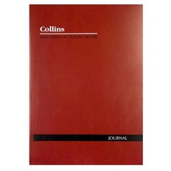 COLLINS A60 ANALYSIS BOOK A4 Journal Red