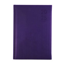 DEBDEN SILHOUETTE DIARY A5 Week to an Opening Purple