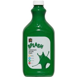 SPLASH CLASSROOM ACRYLIC PAINT 2L MARTIAN GREEN