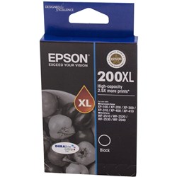 EPSON 200XL DURABRITE ULTRA Black Ink Catridge