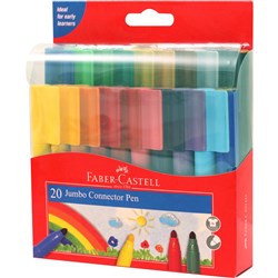 FABER CASTELL CONNECTOR PENS Jumbo Wallet/20