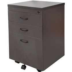 FNX MOBILE PEDESTAL 2 Drawer 1 File 465Wx447Dx690m All Ironstone