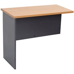 FNX RAPID WORKER DESK RETURN 900W x 600D x 730H Beech and Ironstone