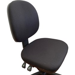 FNX ET20 BK TASK CHAIR Medium Back 3 Lever Black Fabric Seat And Back