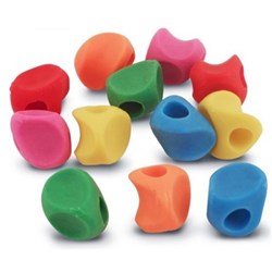 PENCIL GRIPS STETRO MOULDED Small Assorted Colours-each**