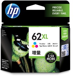 HP #62XL INK CARTRIDGE Tri Colour 415 pages