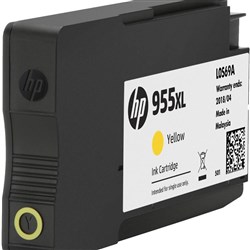 HP #955XL INK CARTRIDGE High Yield Yellow 955XL