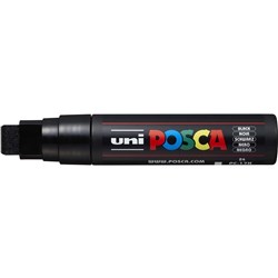UNI POSCA PAINT MARKER PC-17K Extra Broad 15mm Chisel Tip Black