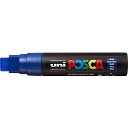UNI POSCA PAINT MARKER PC-17K Extra Broad 15mm Chisel Tip Blue