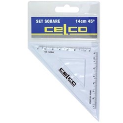 CELCO SET SQUARES 140mm 45 Degree Clearance Stock