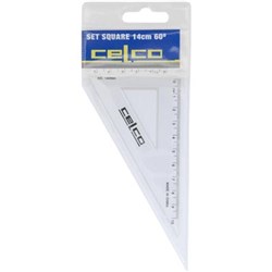 CELCO SET SQUARES 140mm 60 Degree Clearance Stock
